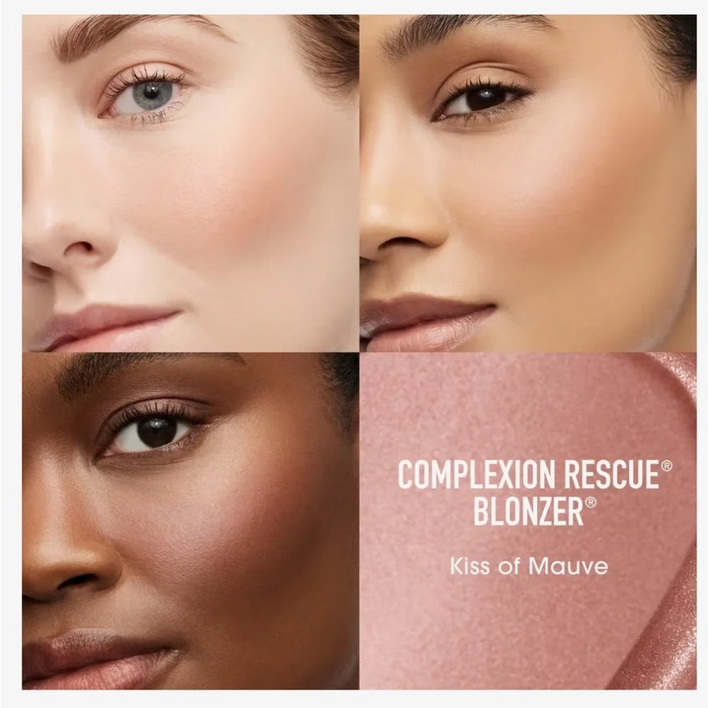 4/$30 Sale💄Bare Minerals Complexion Rescue Blonzer Blush Kiss of Mauve Sample